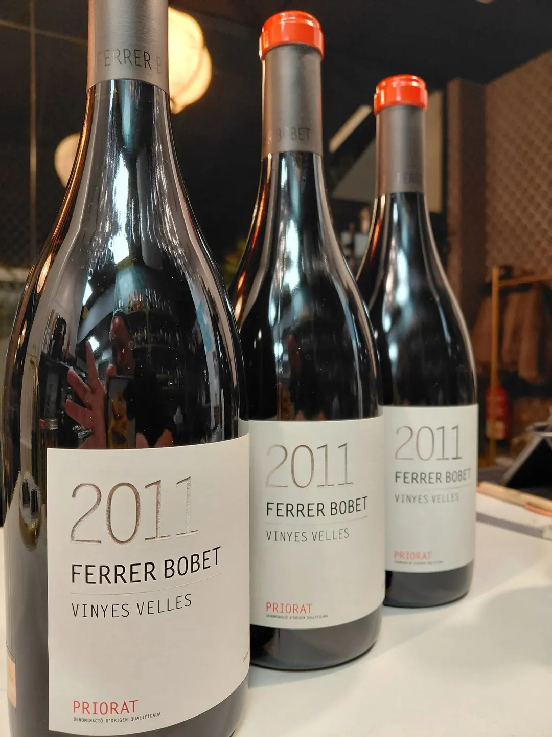 Three bottles of Ferrer Bobet 2011 Vinyes Velles from Priorat